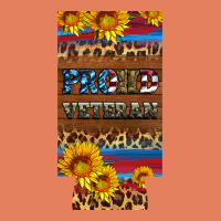 Proud Veteran 12 Oz Slim Can Cooler Classic Tee | Teevron