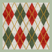 Christmas Diamond Plaid Seamless Pattern Urban Heavy Tee | Teevron
