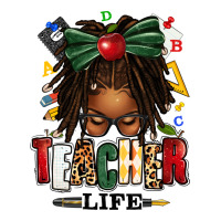 teacher life afro locs messy bun | Teevron
