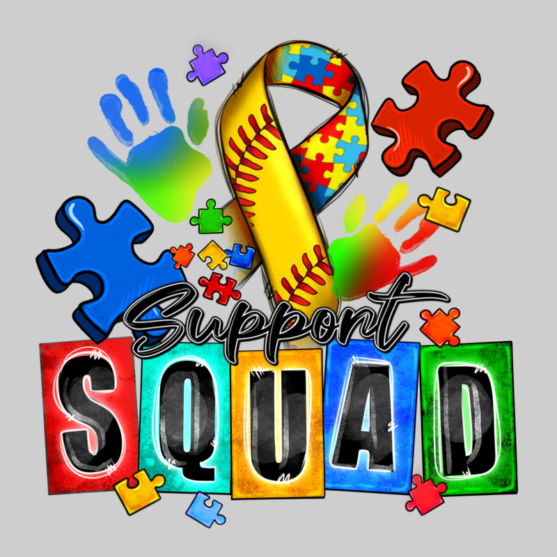Softball Support Squad Autism Premium Tee by Zillion Design Studio | Teevron