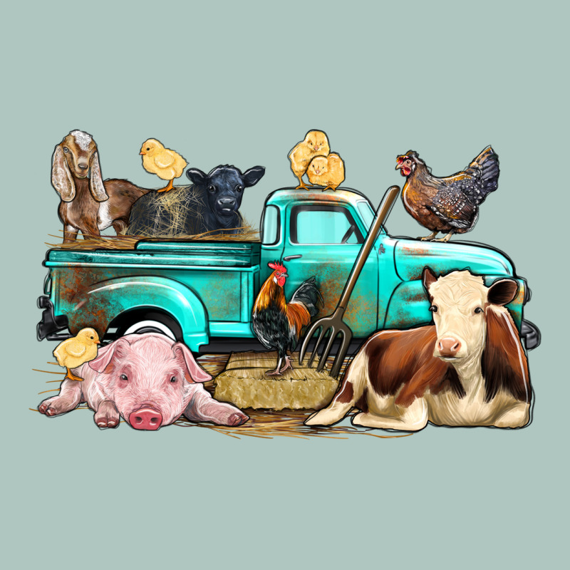 Farm Animals Truck Premium Sweatshirt by BundleAndBundleShop | Teevron