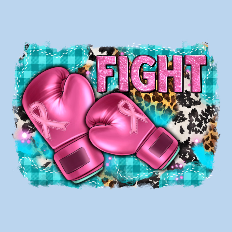 Fight With Boxing Gloves And Cancer Ribbon Classic Tee by AdoDesignShop | Teevron