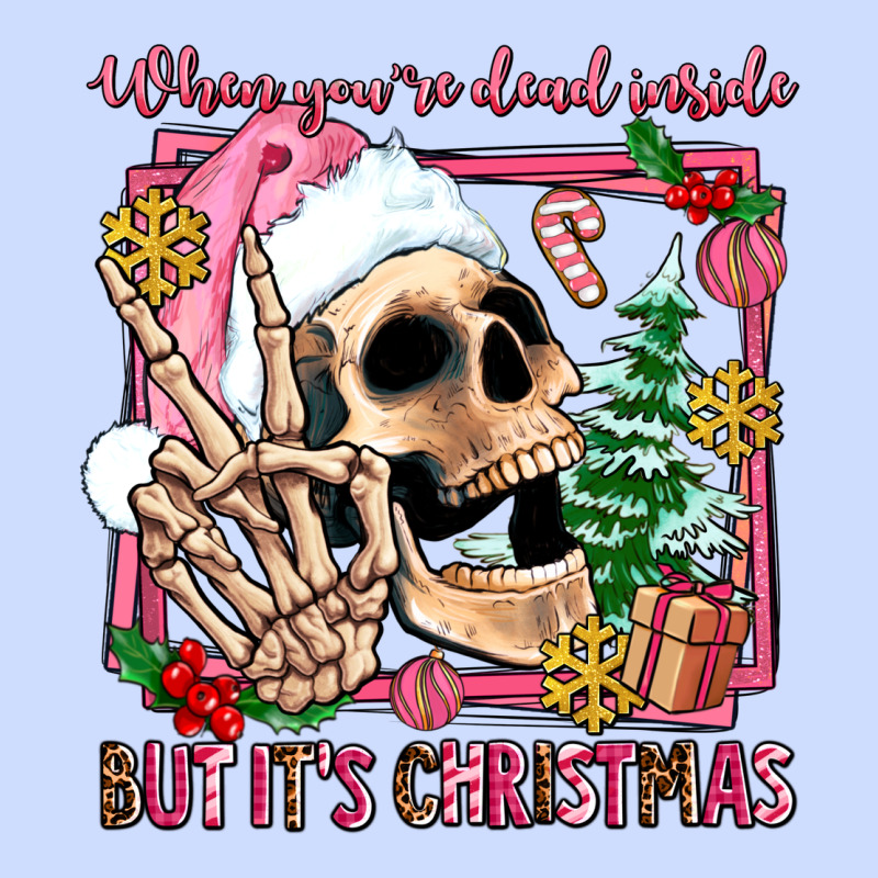 When You're Dead Inside But It's Christmas Urban Heavy Tee by AdoDesignShop | Teevron