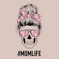 Pink Flower Mom Skull Premium Hoodie | Teevron