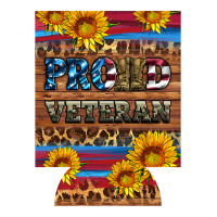 proud veteran  12 oz regular can cooler | Teevron
