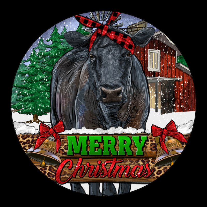 Black Angus Cattle Merry Christmas Premium Tee by RanaPortraitStore | Teevron