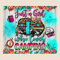 Just A Girl Who Loves Camping Urban Heavy Tee | Teevron