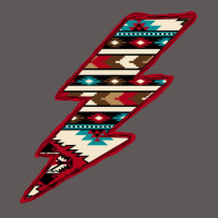 Western Aztec Pattern Lightning Premium Hoodie | Teevron