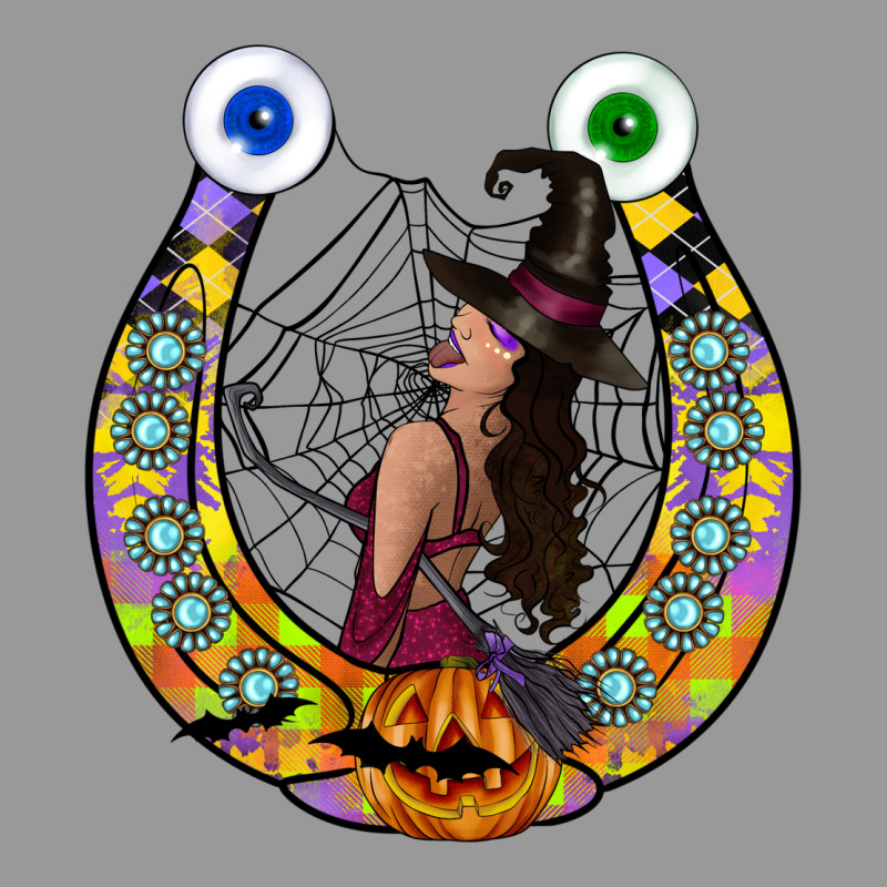 Halloween Horseshoe Vintage Hoodie by CowhideDigitalArt | Teevron