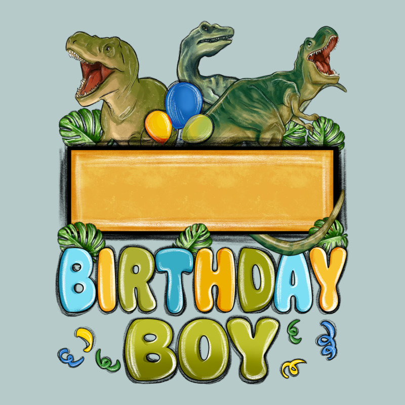 Customized Dinosaur Birthday Boy Heavy Core Tee by MaliasSmallBusiness | Teevron