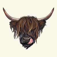 Black Highland Cow Premium Hoodie | Teevron