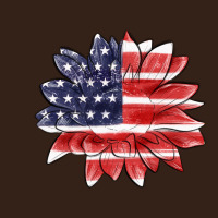 American Flag Sunflower Heavy Core Tee | Teevron
