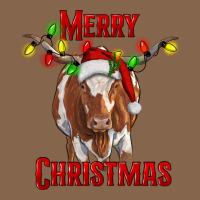 Merry Christmas Longhorn Cow Premium Tee | Teevron