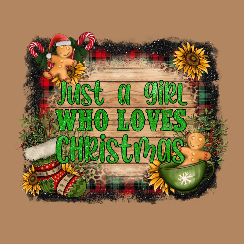 Just A Girl Who Loves Christmas Long Sleeve Tee by AdoDesignShop | Teevron