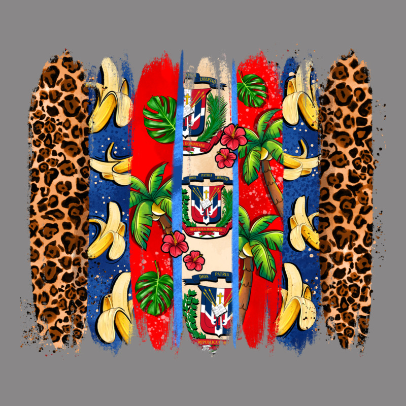 Dominican Republic Brushstrokes Vintage Tee by AdoDesignShop | Teevron