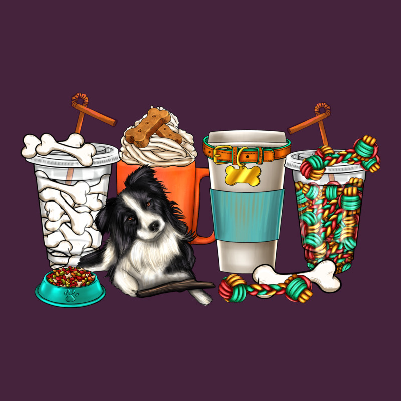 Alaskan Border Collie Dog Coffee Cups Premium Tee by texasbilliewilder | Teevron