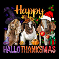 Happy Hallothanksmas Goats Premium Sweatshirt | Teevron