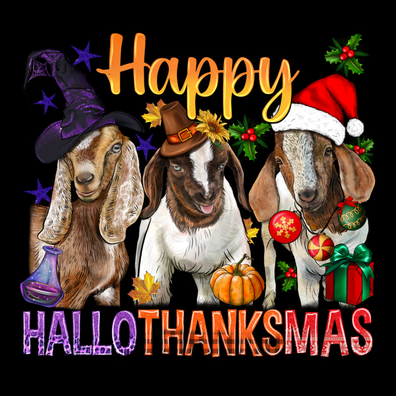 Happy Hallothanksmas Goats Premium Sweatshirt by BundleAndBundleShop | Teevron