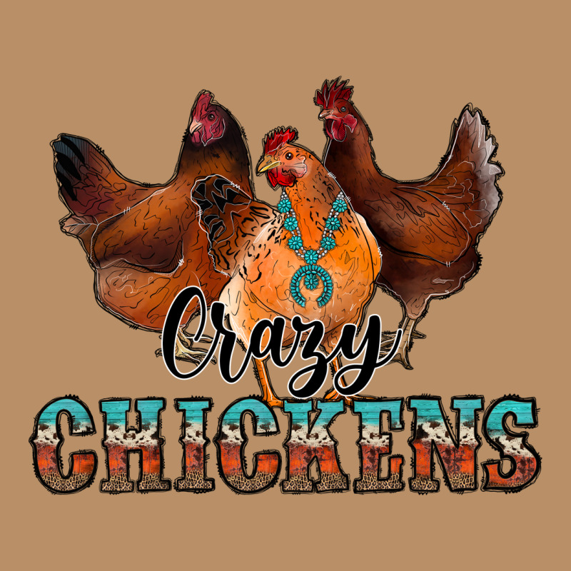 Crazychickens Vintage Hoodie by CowhideDigitalArt | Teevron