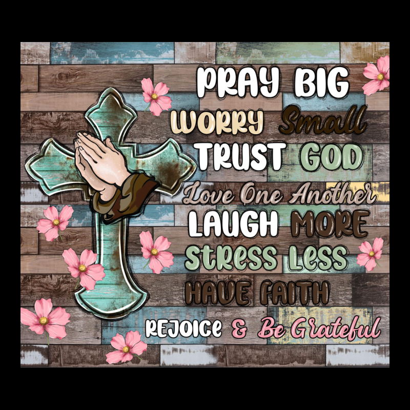 Pray Big Worry Small Trust God Heavy Core Tee by MaliasSmallBusiness | Teevron