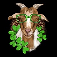 St Patricks Goat With Glasses Long Sleeve Tee | Teevron