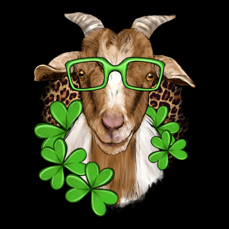 St Patricks Goat With Glasses Long Sleeve Tee by Artiststas | Teevron