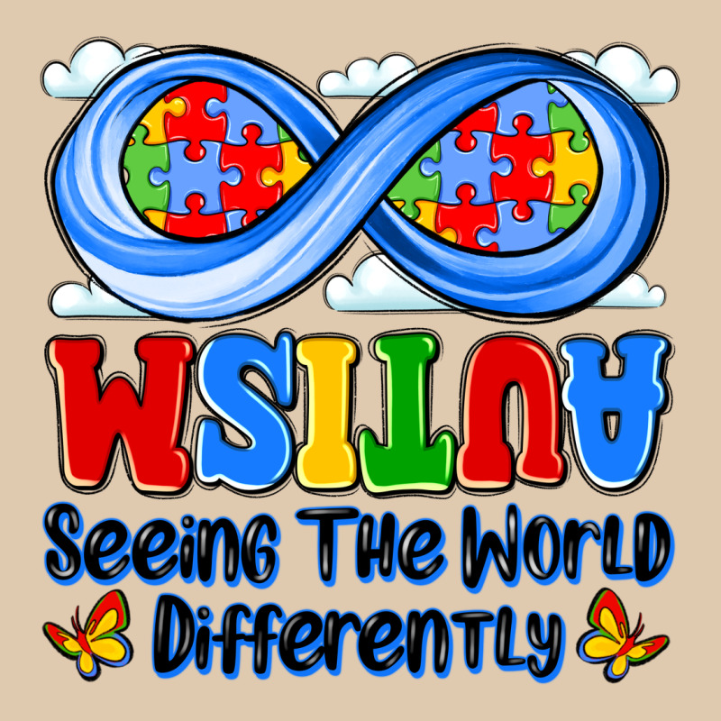 Autism Infinity Seeing The World Differently Heavyweight Sweatshirt by JahusDesignShop | Teevron