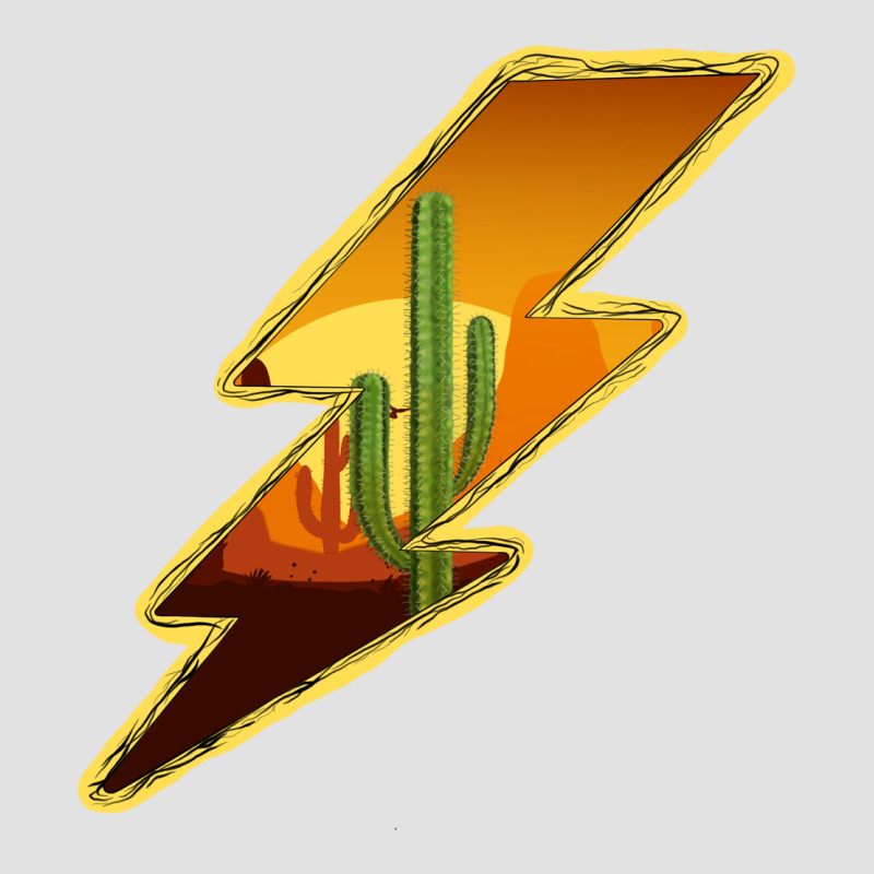 Cactus Sunset Lightning Premium Hoodie by Bettercallsaul | Teevron