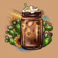 Sunflower Coffee Cup Cactus Vintage Tee | Teevron
