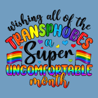 Wishing All Of The Transphobes Uncomfortable Month Urban Heavy Tee | Teevron