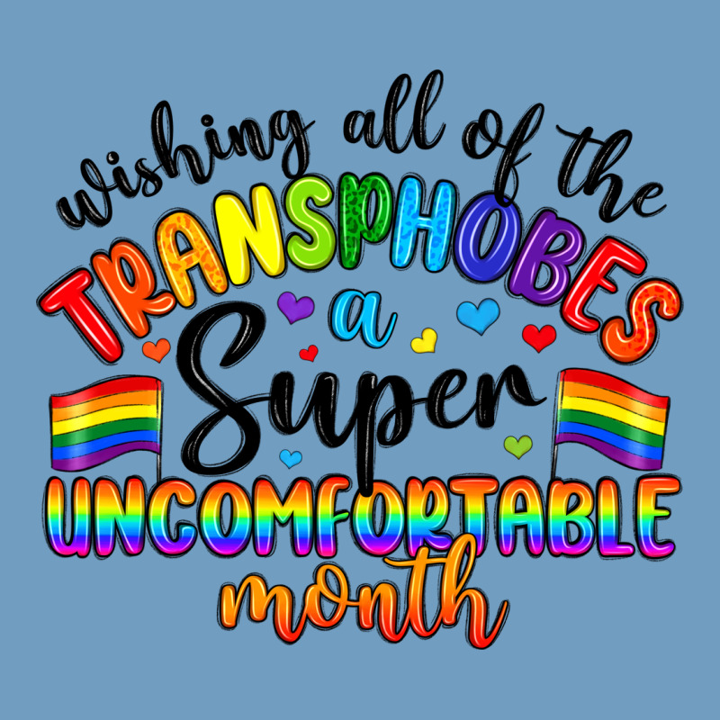 Wishing All Of The Transphobes Uncomfortable Month Urban Heavy Tee by Artiststas | Teevron