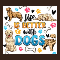Life Is Better With Dogs Heavy Core Tee | Teevron