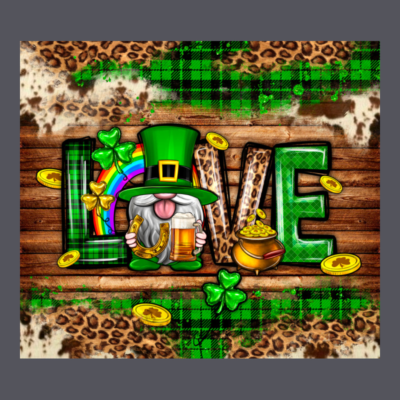 St. Patrick's Day Love Gnome Tumbler Vintage Hoodie by Neo Western | Teevron