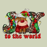 Joy To The World Christmas Deer Heavyweight Hoodie | Teevron