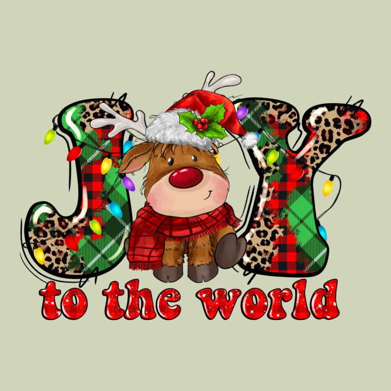 Joy To The World Christmas Deer Heavyweight Hoodie by MaliasSmallBusiness | Teevron