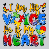 I Am His Voice He Is My Heart Heavyweight Sweatshirt | Teevron