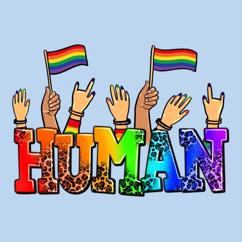 Human With Hands And Pride Flags Classic Tee by AdoDesignShop | Teevron