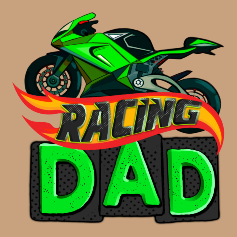 Racing Dad With Racing Motorcycle Vintage Tee by AdoDesignShop | Teevron