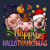 Happy Hallothanksmas Pigs Premium Sweatshirt | Teevron