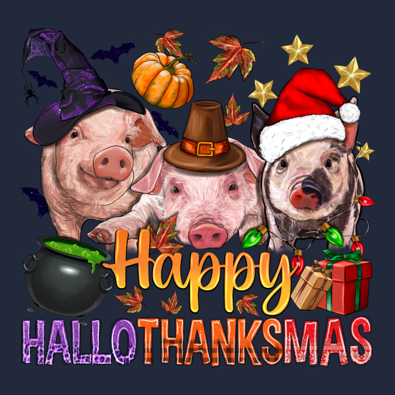 Happy Hallothanksmas Pigs Premium Sweatshirt by BundleAndBundleShop | Teevron