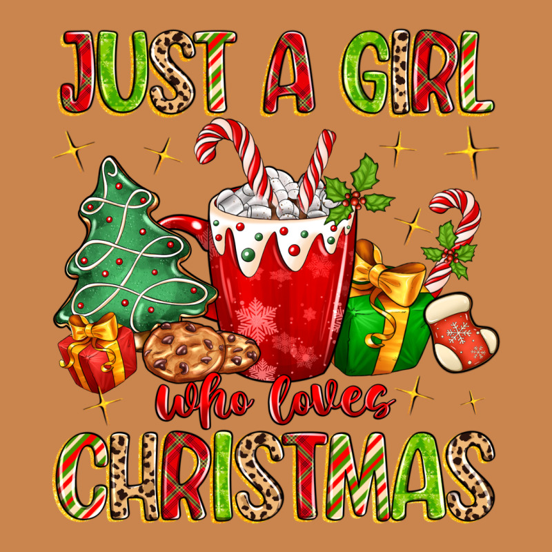Just A Girl Who Loves Christmas Heavyweight Hoodie by MaliasSmallBusiness | Teevron