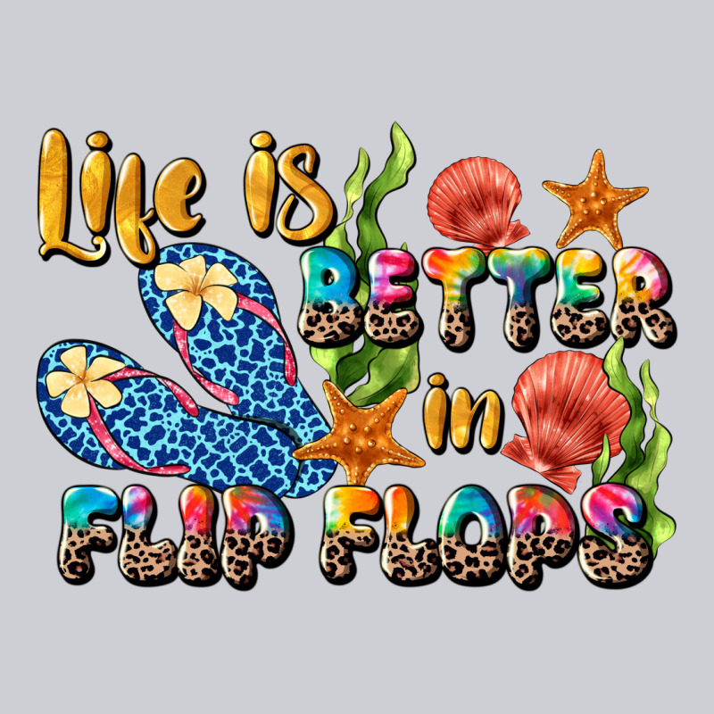 Life Is Better In Flip Flops Summer Heavyweight Sweatshirt by JahusDesignShop | Teevron