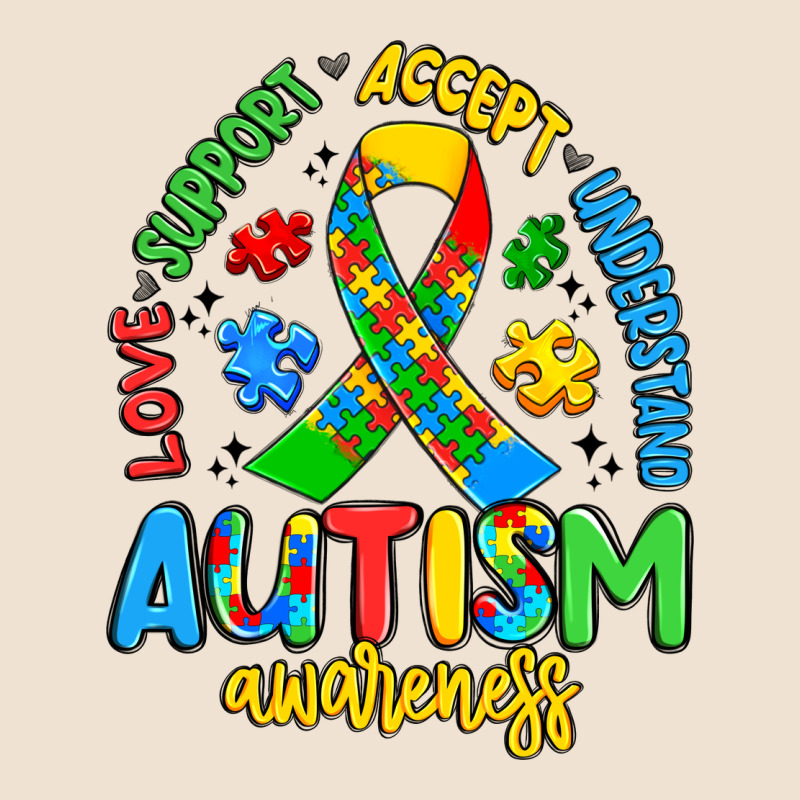 Love Support Accept Understand Autism Awareness Urban Heavy Tee by Artiststas | Teevron