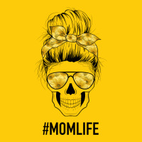 Yellow Flower Mom Skull Premium Hoodie | Teevron