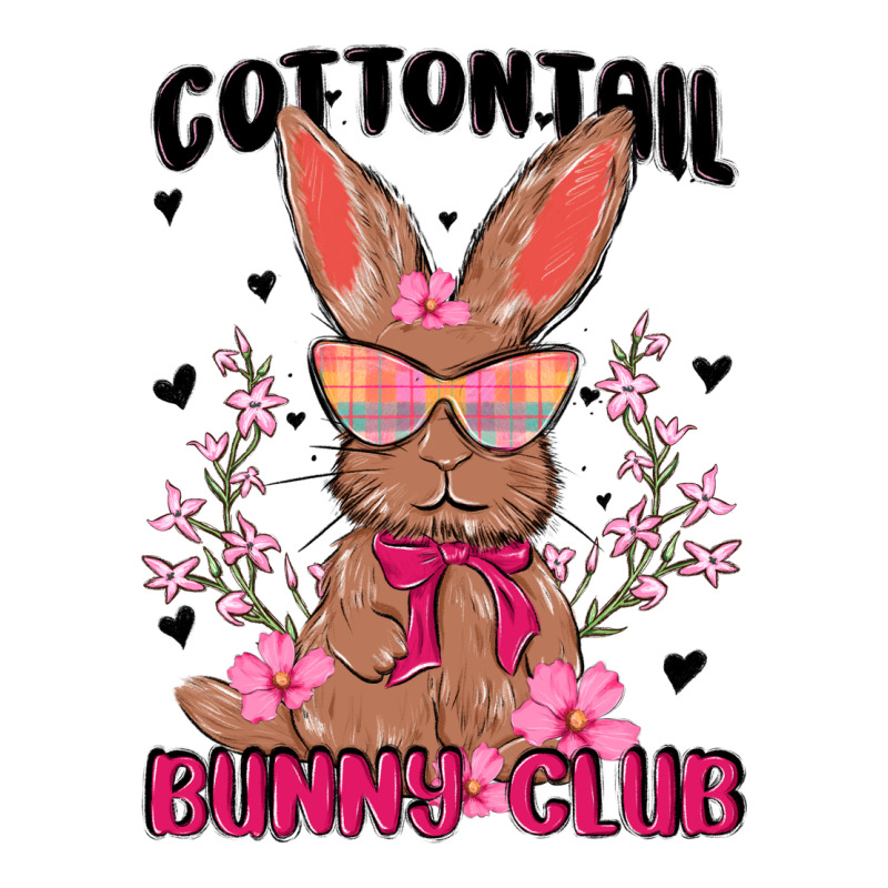 Cottontail Bunny Club Zipper Hoodie by MaliasSmallBusiness | Teevron