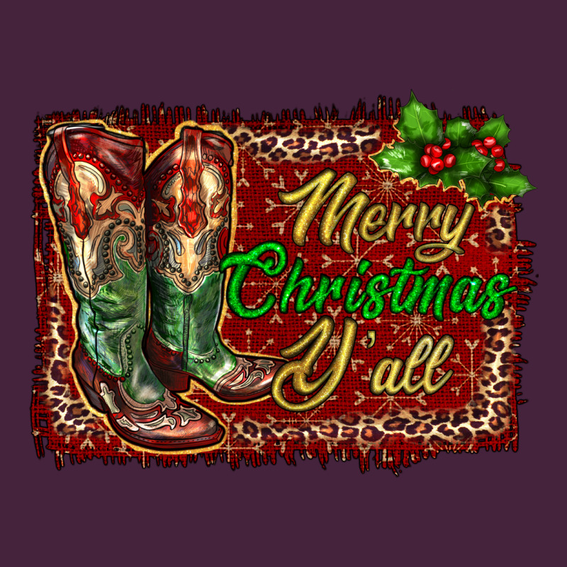 Merry Christmas Y'all Boots Premium Tee by RanaPortraitStore | Teevron