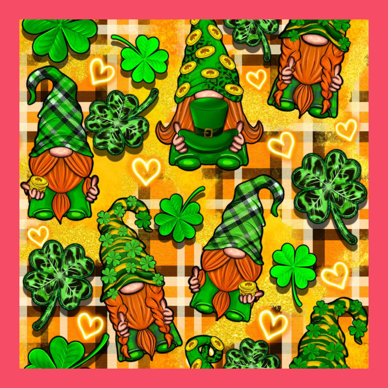 St. Patricks Gnomies Seamless Pattern Premium Sweatshirt by BundleAndBundleShop | Teevron