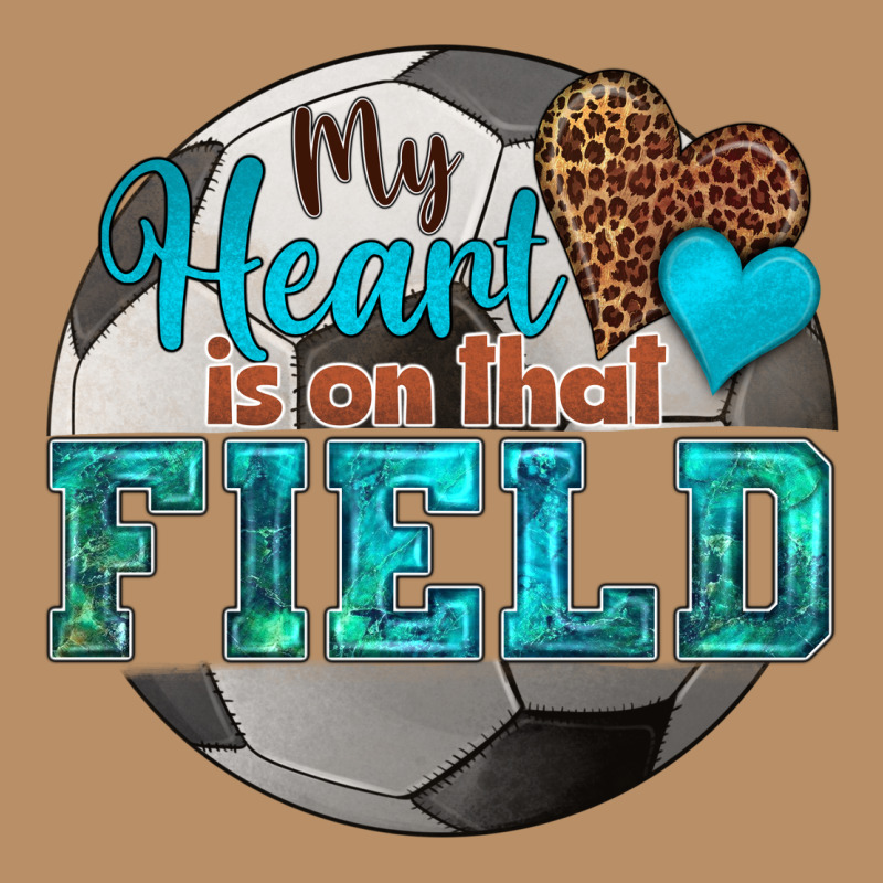 My Heart Is On That Field Soccer Vintage Hoodie by HRA Design Shop | Teevron