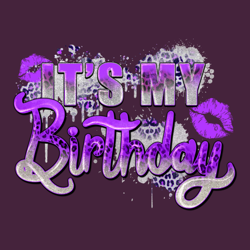 Purple Its My Birthday Premium Tee by Zillion Design Studio | Teevron