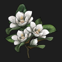 Magnolia Flower Illustration Classic Tee | Teevron
